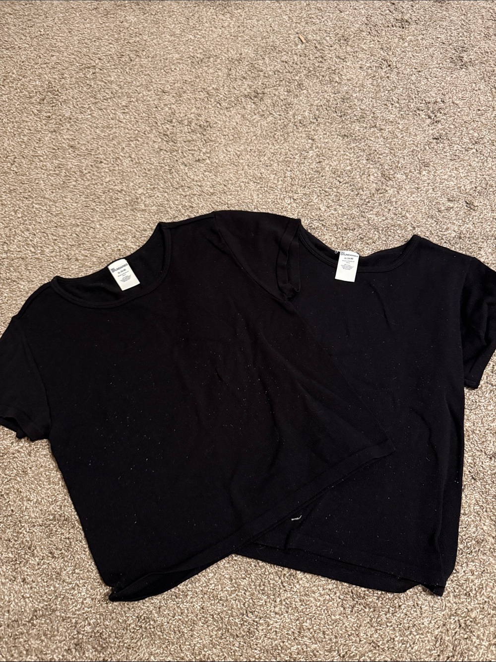 2x No Boundaries Black Short Sleeve Crew Tee Duo